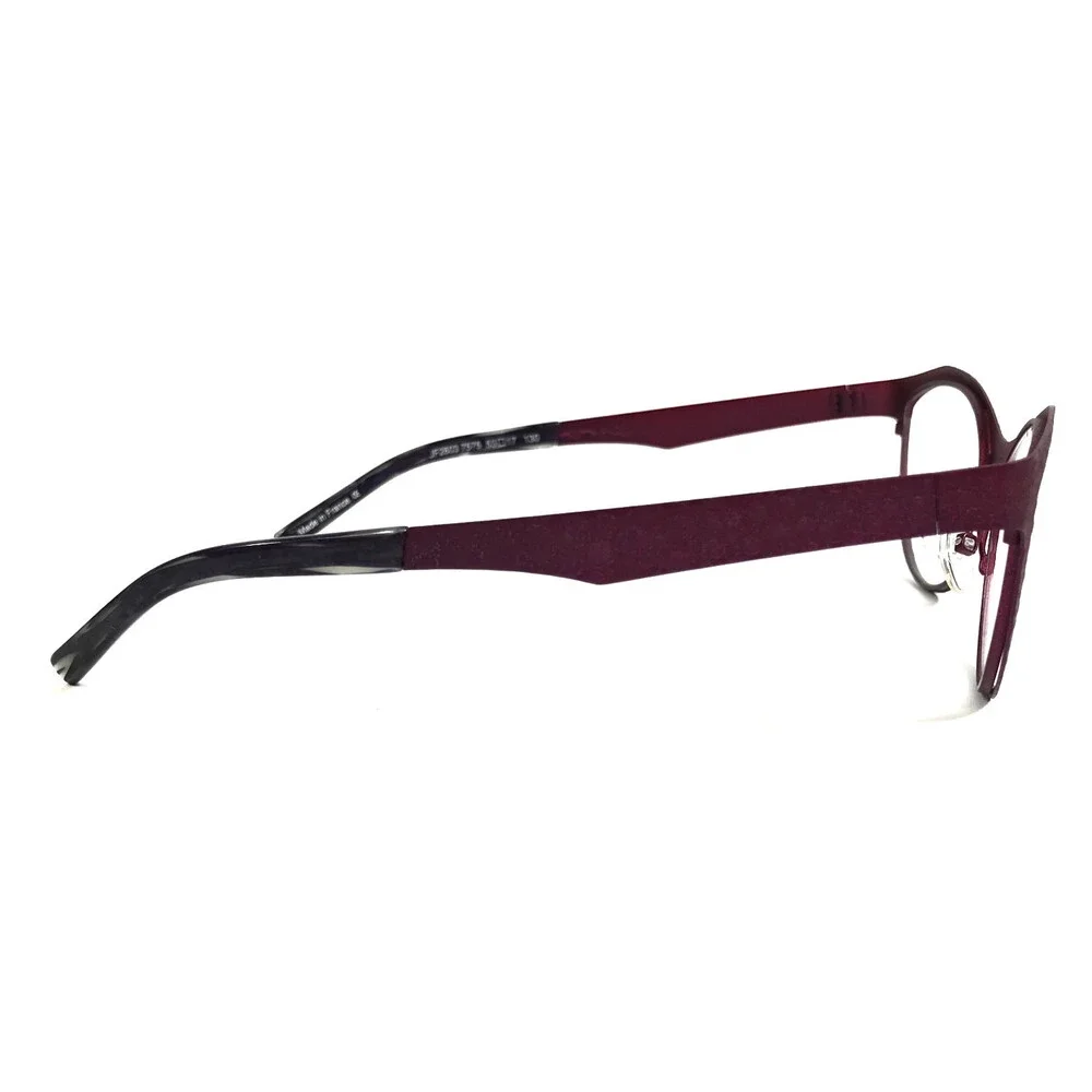 J.F. Rey Eyeglasses Frames JF2603 7575 Purple Reptile Lizard Print 53-17-130